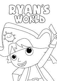 Gus the gummy gator is an american children's youtube channel which is run by ryan's world. Pirate Game Ryan S World Coloring Page Free Printable Coloring Pages For Kids