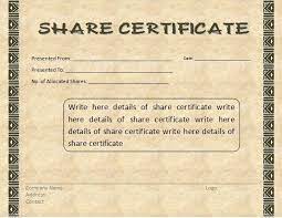 11 Stock Certificate Templates Ms Word Excel Pdf Formats Samples E Vintage Wedding Invitations Templates Certificate Templates Templates Printable Free