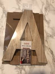 Target Bullseye Playground Wall Decor 3 Count Wood Letters E A T New Never Opened Wall Decor Target Home Decor Wood Letters