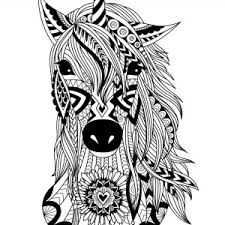 Ausmalbilder Einhorn Mandala