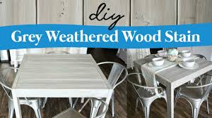 Grey elm wood dining table modern. Diy Grey Weathered Wood Stain Youtube