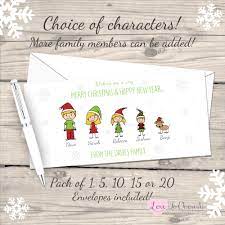 4.4 out of 5 stars. Stick Family Personalised Christmas Cards
