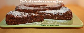 Dolce di riso soffiato al gianduia. Torta Al Cioccolato E Riso Soffiato