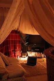 You Can Even Give Your Cozy Little Cinema Vaulted Ceilings Blanket Fort Cozy House Dream Rooms