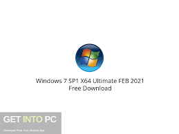 You can download any missing drivers, if necessa. Windows 7 Sp1 X64 Ultimate Feb 2021 Free Download Get Into Pc