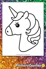 These free printable unicorn headbands come in eight different varieties. Cute Unicorn Coloring Page Free Printable Pdf From Primarygames