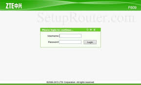 Find zte router passwords and usernames using this router. How To Login To The Zte Zxhn F609