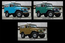 1978 Toyota Land Cruiser Fj40 Oem Colors And Codes Ih8mud