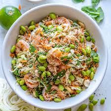 8 large raw shrimp, peeled and deveined. Shrimp Thai Inspired Salad Clean Food Crush