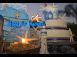Sogni di sposarti sulla spiaggia? Centrotavola Tema Mare Fai Da Te Centerpiece Diy Marine Youtube