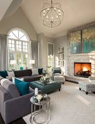 Luxury living room with stobe fireplace and leather sofas. Fireplace Living Room Decor Ideas The Noble Flame