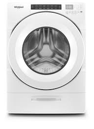 Try pulling the handle again to see if the door opens. Whirlpool 4 5 Cu Ft Front Load Washer With Load Go Dispenser In White Costco