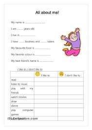 All About Me English Lessons For Kids Reading Comprehension Lessons Learning English For Kids