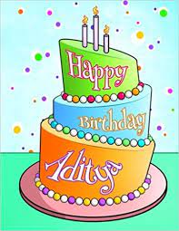 Happy Birthday Aditya Personalized Birthday Book With Name Journal Notebook Diary 105 Lined Pages 8 1 2 X 11 Birthday Gifts For Boys And Men Art Black River 9781984921871 Amazon Com Books Select from premium birthday cake of the highest quality. happy birthday aditya personalized