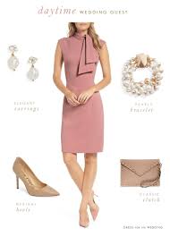 Pink Wedding Guest Outfit For Daytime Wedding Dress For The Wedding Pink Wedding Guest Outfits Casual Wedding Guest Dresses Pink Wedding Guest Dresses
