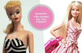 barbie nin yillar icindeki sac tarzi degisimi