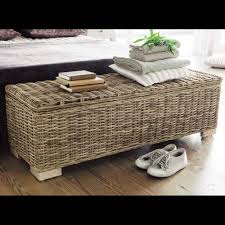 Bout De Lit En Mahogany Massif Et Rotin L 130 Cm Bout De Lit Lit Rotin Coffre Bout De Lit