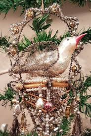 Bird Christmas Tree Ornaments Dÿz Art Nouveau Gablonz Christmas Tree Glass Ornament Magnificent Nest Dovedÿz Ebay Glass Christmas Tree Ornaments Glass Birds Christmas Tree Ornaments