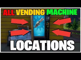 It looks like vending machines work in a similar fashion to chests, there is a good chance they'll be in specific areas. All New Vending Machine Locations Fortnite Chapter 2 Season 3 Youtube