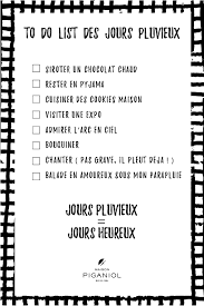 To Do List Des Jours Pluvieux Vivement Qu Il Pleuve Love Parapluie Maisonpiganiol Parapluie Les Jours Heureux Il Pleut