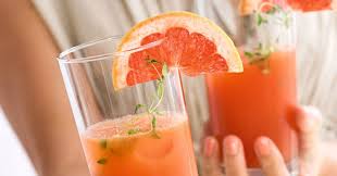 Grapefruktfizz Med Cointreau Och Mousserande Drinkar Recept Och Frisk
