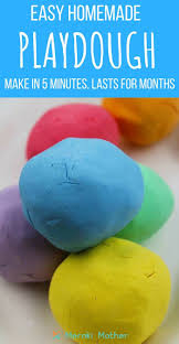 Easiest Playdough Without Cream Of Tartar 3 Simple Ingredients Playdough Recipe Homemade Playdough Easy Playdough Recipe