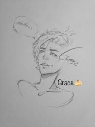Embarrassed Grace Drawings Male Sketch Art