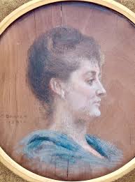 Edouard Joseph Dantan (1848-1897) Portrait Of Agostina Segatori In 1891