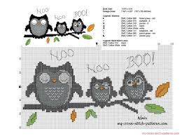 Plus, use our caption/border maker tool to chart your own words. Cross Stitch Patterns Owls Free Novocom Top