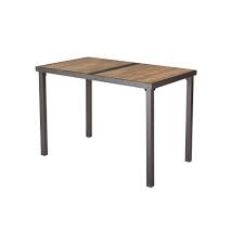 Hampton Bay Vernon Hills Rectangular High Patio Dining Table D11215 Yt The Home Depot Patio Furniture Covers Dining Table Patio Furniture Sets