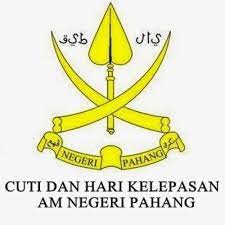 Kalendar perincian senarai cuti hari kelepasan am negeri dan persekutuan. 30 31 Julai 2019 Cuti Umum Negeri Pahang