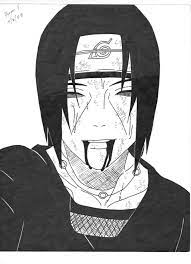 Dibujos de la muerte de itachi. Pin On Inktober Fanart