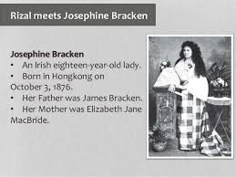 On 15 december 1898, less than two years after the execution of rizal, josephine bracken married don vicente abad, a cebuano spanish mestizo who was connected with the tabacalera, a filipino owned tobacco company in hong kong. His Entrapment His Exile And Love With Josephine Bracken