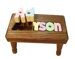 Supplies mdf t=2.5mm (900mm×900mm) : Name Puzzle Stool Etsy