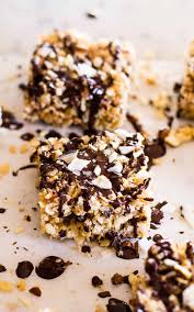 Almond Joy Rice Krispies Treats Squares Candy Bar Treat Squares