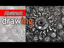 Cara Gampang Menggunakan Teknik Arsir Abstract Drawing Youtube Cara Menggambar Abstrak Drawing