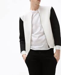 Mesh Bomber Jacket View All Sweaters And Cardigans Man Bomber