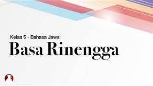 Basa rinengga kang kalebu jinise tembung saroja sajrone teks kasebut, yaiku. Kelas 05 Bahasa Jawa Basa Rinengga Video Pendidikan Indonesia Youtube