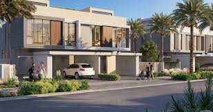 Terrain privé avec espace patio. Dubai Hills Villas Dubai Immo