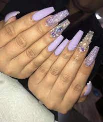 Follow Kasshyydripp If Viewing Instagram Kashyquotes Twitter Kashyquotes Acrylicnails Purple Acrylic Nails Purple Nails Coffin Nails Designs