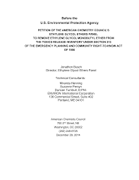 Https Www Epa Gov Sites Production Files 2015 02 Documents Egbe Tri Delisting Petition December 2014 Pdf