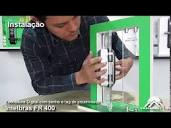 Instalação: Fechadura Digital Para Porta de Vidro Intelbras FR 400 ...