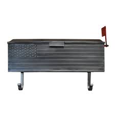 Patriotic Metal Wall Mounted Mailbox