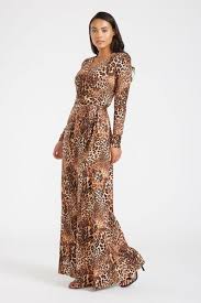 Maxi Dresses For Tall Women Maxi Dress Tall Length Tall Maxi Dress Leopard Maxi Dress Maxi Dress
