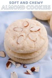 Soft And Chewy Almond Cookie Recipe Almond Cookies Almond Meal Cookies Cookie Recipes