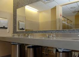 Commercial bathrooms have come a long way from being merely utilitarian to now incorporating commercial bathroom design and trends that have a sense of style and pride within a facility. Commercial Bathrooms
