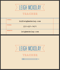 As low as $0.14 each. My New Teacher Business Cards Leigh Mckolay Teaching Blogdraplin