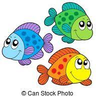 Cute Color Fishes Isolated Illustration Fish Drawing For Kids Fish Clipart Drawing For Kids