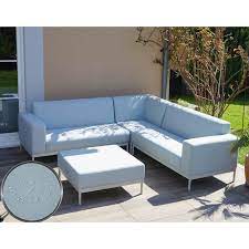 Weitere ideen zu garten couch, möbel aus paletten, europaletten möbel. Alu Garten Garnitur Hwc C47 Sofa Outdoor Stoff Textil Blau Ohne Ablage Ohne Kissen
