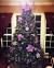 Decorated Purple Beautiful Christmas Tree